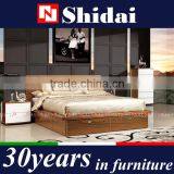 Queen Size Simple Design Wooden Bed Room Furniture With Four Drawers thumbnail-1