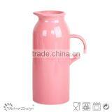 Hot Selling Delicate Solid Colour Stoneware Houseware Ceramic Pitcher thumbnail-3