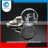 3D Laser Engraved Animal Round Crystal Key Chains Souvenir Gifts thumbnail-2