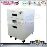 Modern Design 3 Drawer Movable Furniture Filing Cabinet Wrought Iron Indoor Locker thumbnail-1