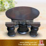 Modern Style High Quality Black Glazed Ceramic Dressing Table for Gardern Decoration thumbnail-1