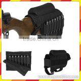 Adjustable Tactical Buttstock Shell Holder Cheek Rest Pouch Holder Pack With Ammo Carrier Case thumbnail-3
