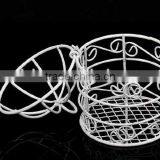 Cheap Garden Wedding Party Decorations Crafts Small White Metal Bird Cage thumbnail-2