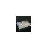 Clear Desktop Unique Business Card Holder Display Stand Acrylic Plastic Desk Shelf Holder for Business Card thumbnail-1