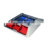 High Visibility Solar Powered (Charging) LED & Reflective Road Stud(Cat Eyes / Pavement Marker) MS-200D(Perfect Waterproof IP68) thumbnail-2