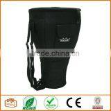 12" Djembe, Strap, Carrying Handle, Pocket, Deluxe Black thumbnail-1