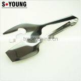 39043 9.5 Inch Stainless StFeel Kitchen Tongs BBQ Grill Food Salad Tongs With Fork thumbnail-3