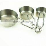 42146 3 Pcs Stainless Steel Nesting Measuring Cups and Spoons Set thumbnail-2