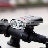 Hot Popular Rechargeable Bright XM-L T6 LED Bicycle Lamp Bike Headlight Headlamp Front Light thumbnail-2