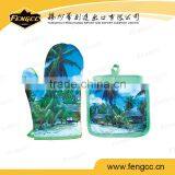 Fireproof Fancy Nonwoven Fabric Oven Glove and Mitten thumbnail-2