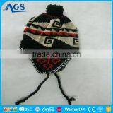 Knitting New Style Winter Beanies With Two Strings on Side thumbnail-2