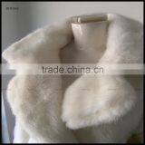 Korean Fashion Style Inter White Fur Parka Coat thumbnail-4