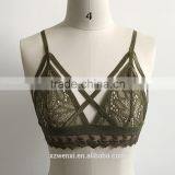 Sexy Lace Net Bra Panty Soft Bra Push Up Deep V Straps Polka Dots Bralette Beautiful Bra Sexy Bra Design Latest Fashion Sexy Bra thumbnail-4
