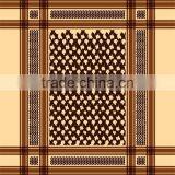 Geometric Design Acrylic Super Soft Extra Thick Mink Royal Blanket/plush Blanket