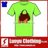 Mens Fashion Polyester o Neck Soft T-shirt Made in China thumbnail-1