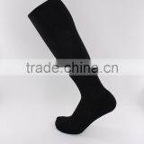 Black Nylon Knee High Soccer Wholesale Socks Men thumbnail-3