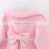 Girls Stylish Design Fleece Bowknot Coat in Spring thumbnail-5
