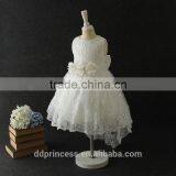 Summer Hot Selling Party Dress for 2-12 Years Old Girls Sequines Pink White Wedding Dress thumbnail-3