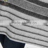 Women Stripe Cashmere Sweater Poncho Sweater thumbnail-5