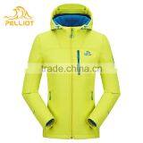 Pure Color Polyester Waterproof Softshell Women's Spring Jacket thumbnail-4