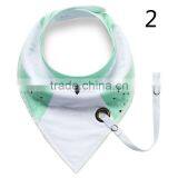 S17220A Infant Cotton Bandana Dribble Bib For Newborn Feeding thumbnail-3