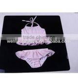 Novelty Promotional Monogrammed Striped Bathing Suit Seersucker Swimsuit thumbnail-1