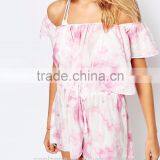 Hot off Shoulder Design Print Beach Wear Women Sexy Beach Wear thumbnail-5