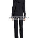Women Cashmere Plain Tracksuit Jogging Warm Hood Set thumbnail-2