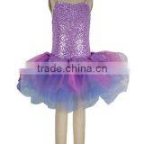 Purple Tule -cheap Tutu- Sleeveless Party Dress thumbnail-1