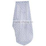 Voile Scarves & Wraps Rectangle White Deep Blue Sailing Boat Scarf Made In China thumbnail-1