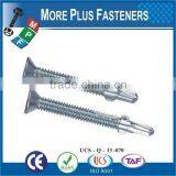 Made in Taiwan Double Thread Hex Flange Fibercement Light Section Heavy Duty Wafer Head Steel Special Self Drilling Screw thumbnail-4
