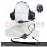 2014 professional high quality heavy duty Noise Cancelling two way radio earphone