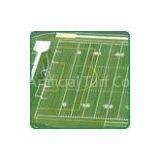 Two Tones Artificial Sports Turf , High Density , Eco Friendly