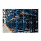 Blue Adjustable Beam Narrow Aisle Pallet Racking , Metal Storage Shelves thumbnail-1