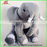 Custom Gray Soft Stuffed Plushie Plush Animal Elephant Kids Cuddly Toys thumbnail-1