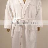 Star Hotel Used White 100% Cotton High Quality Modal Waffle Bathrobe