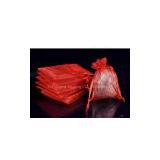 organza pouch with ribbon