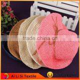 2017 Summer Simple Beach Paper Straw Hat for Beautiful Girl thumbnail-3