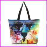 2014 Brazil Hot Selling Digital Printed Ladies Oem Production Canvas Tote Bag