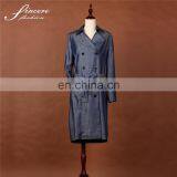 Women's Jackets & Coats 100% Tencel Indigo Fashion Garment Wash Coats thumbnail-1
