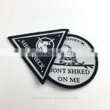Custom Sewn on Woven Brand Patches for Garment Clothing thumbnail-5