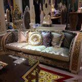 OE-FASHION American Style Wood Carving Living Room Sofa Couch thumbnail-1