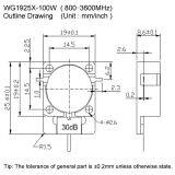 RFTYT WG1925 0.8-3.6 GHz L LS S Band RF Drop In Isolators Circulator thumbnail-2