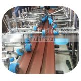 Woodworking PUR glue profile wrapping machine for door/window