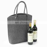 Recycled Recycled Gray Felt Wine Bag thumbnail-3