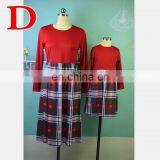 2019 NEW Three Quarter Sleeve Black Plaid Mom Daughter Dress Family Matching Outfit (this Link for Girls,1-12years) thumbnail-5