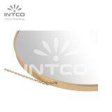 Metal Framed Decorative Wall Mounted Mirror With Hanging Chain, Aluminum Framed Mirror, Custom Mirror Frames thumbnail-3