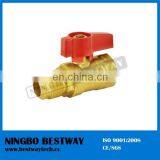 Brass 90 Degree Angle Type Gas Ball Valve thumbnail-4