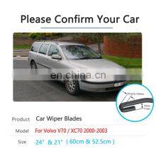 Car Wiper Blade for Volvo V70 XC70 2000 2001 2002 2003 Front Window Windscreen Windshield Wipers Blades Car Goods XCV 70 thumbnail-2
