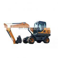 Wheel Type 75 8t Ton Mini Excavator With Quick Change Connector thumbnail-2